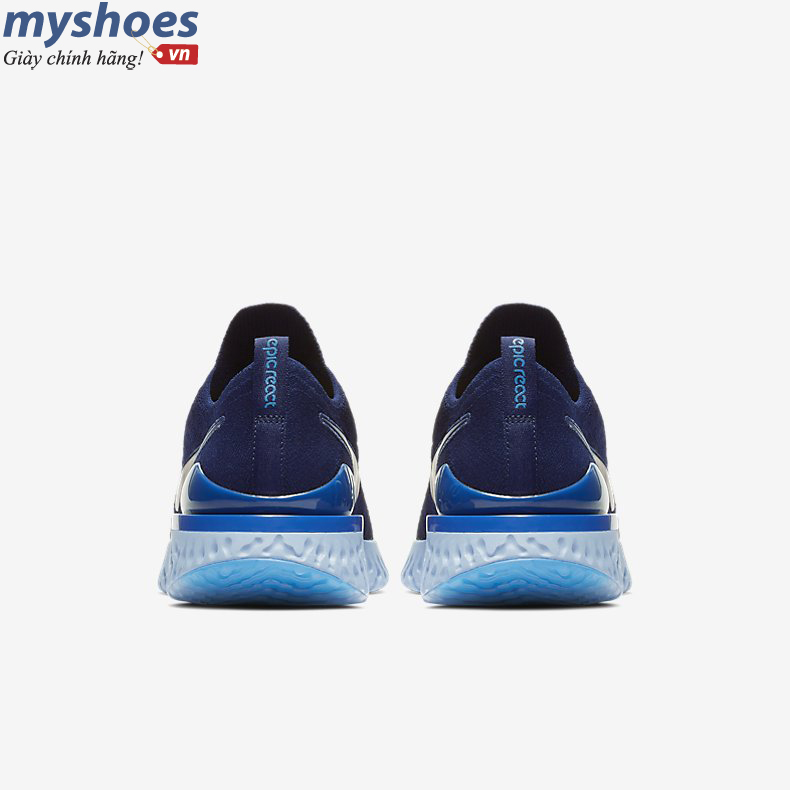 Giày Nike Epic React Flyknit 2 Nam - Xanh 